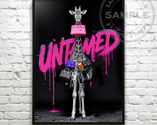 500] インテリア アートポスター オマージュ 海外アート パロディ A4