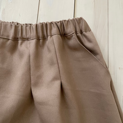 □再販★毎年大人気❗️秋冬用カツラギ生地カフスバルーンパンツ　5色★丈調節可能　受注製作　楽ちんパンツウエストゴム 6枚目の画像