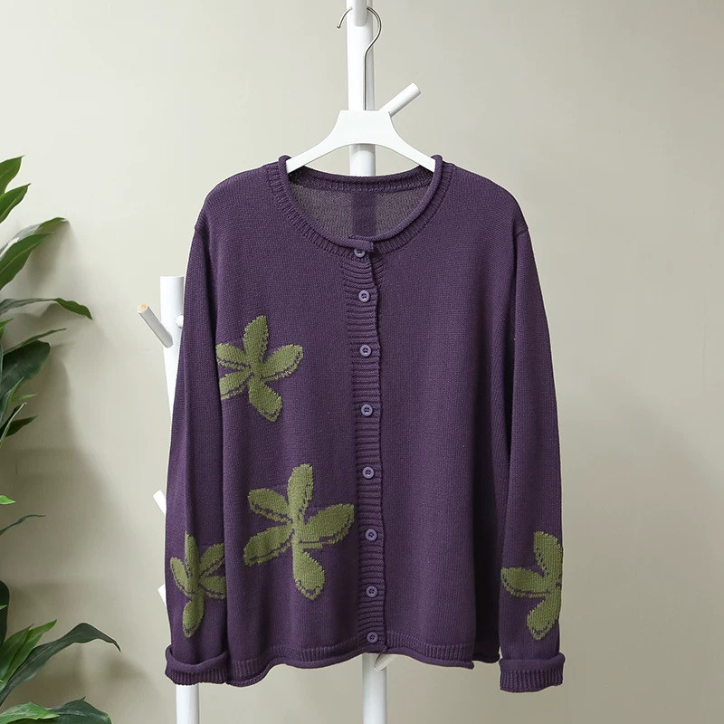 【秋冬の新作】ニットカーディガン セータージャケット ゆったり トップス レディース  春 秋 冬 メリクリスマス