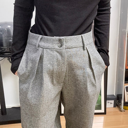 今なら即納♪お得♪斜文織りセットアップ普段〜式にもフォーマル卒業・入学式 スーツ ショートジャケット+ロングパンツ 18枚目の画像