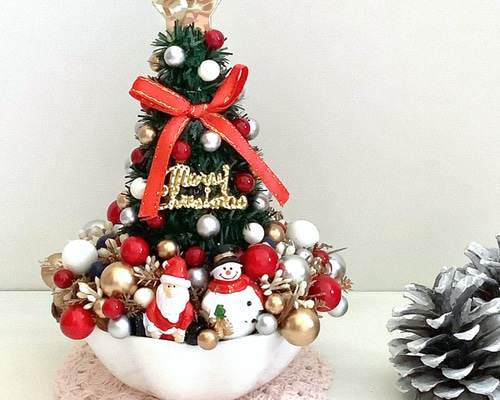 スワロフスキー　スノーマン　クリスマスツリー　まとめ売り Creema限定 クリスマス 高級クリスタルガラス ミニツリー 再販 現品