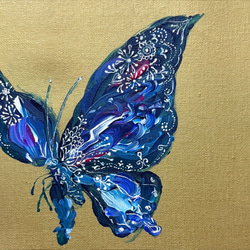 アクリル画 夜桜 月 桜 蝶 月夜 絵画 Yutaka 通販 19330646｜Creema