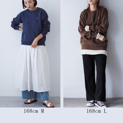 【選べる4色】ステッチ ロゴスウェット CBC 10枚目の画像