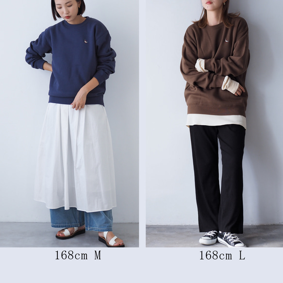 【選べる4色】ステッチ ロゴスウェット CBC 10枚目の画像