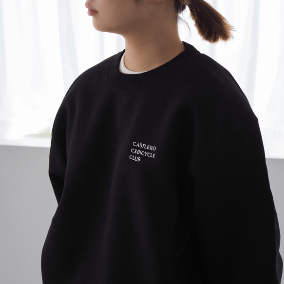 【選べる4色】ステッチ ロゴスウェット CBC 5枚目の画像