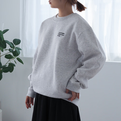 【選べる4色】ステッチ ロゴスウェット CBC 14枚目の画像