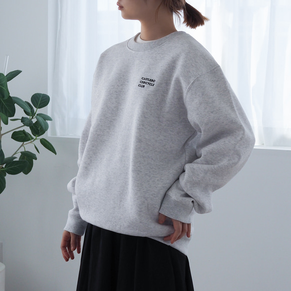 【選べる4色】ステッチ ロゴスウェット CBC 14枚目の画像