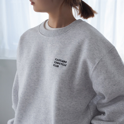 【選べる4色】ステッチ ロゴスウェット CBC 3枚目の画像