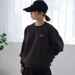 【選べる4色】ステッチ ロゴスウェット CBC 4枚目の画像