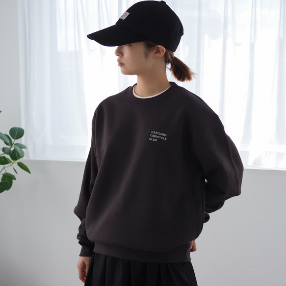 【選べる4色】ステッチ ロゴスウェット CBC 4枚目の画像