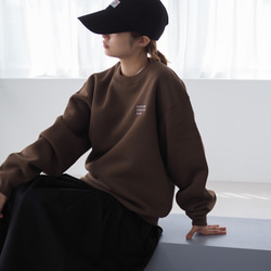 【選べる4色】ステッチ ロゴスウェット CBC 15枚目の画像