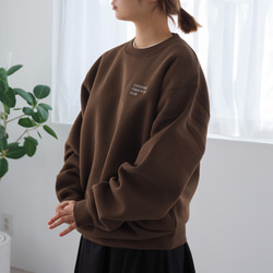 【選べる4色】ステッチ ロゴスウェット CBC 6枚目の画像