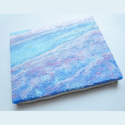 ［匿名で配送］ 一点もの 空 星 油絵 油彩 絵 送料無料][匿名配送]一点もの 空 星 夕焼け 油絵 油彩 絵 絵画 南雲も