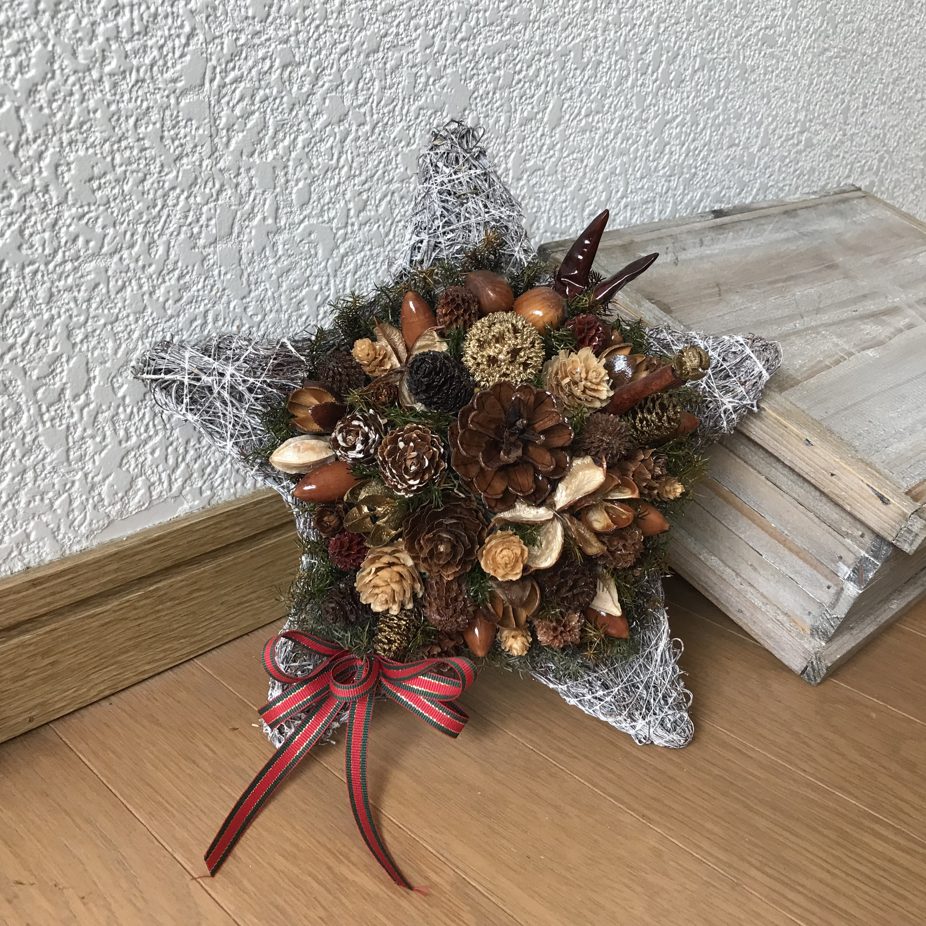 《再販》北欧の森のシックでアンティークなクリスマス＊スターリース（残すところ3点のみ）