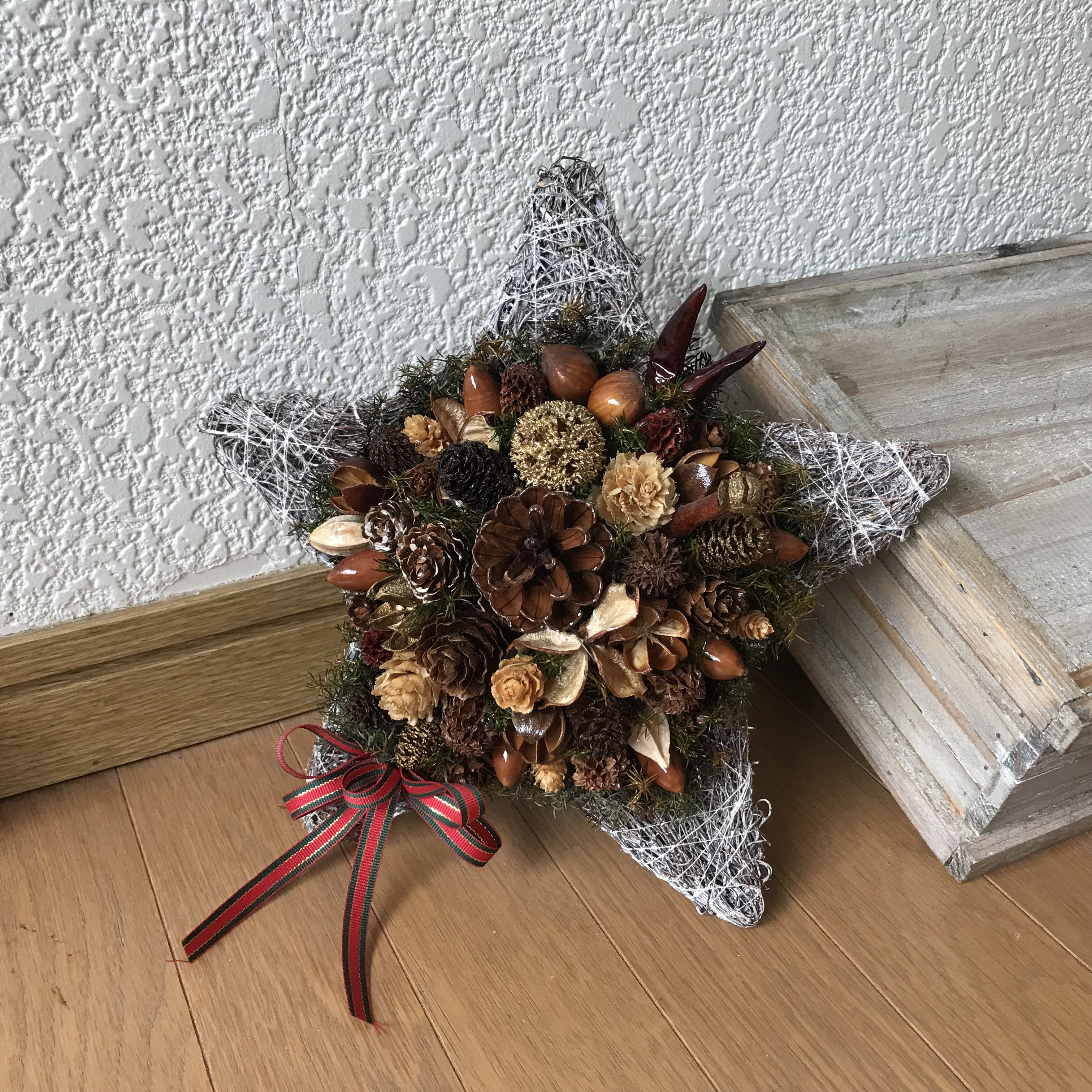 《再販》北欧の森のシックでアンティークなクリスマス＊スターリース（残すところ3点のみ）