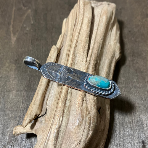 ソノラン ターコイズ ヴィンテージコイン フェザー シルバー