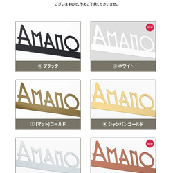 表札 おしゃれ 戸建 ローマ字 戸建て 漢字アルファベット スタイリッシュ 切り文字 k019 8枚目の画像