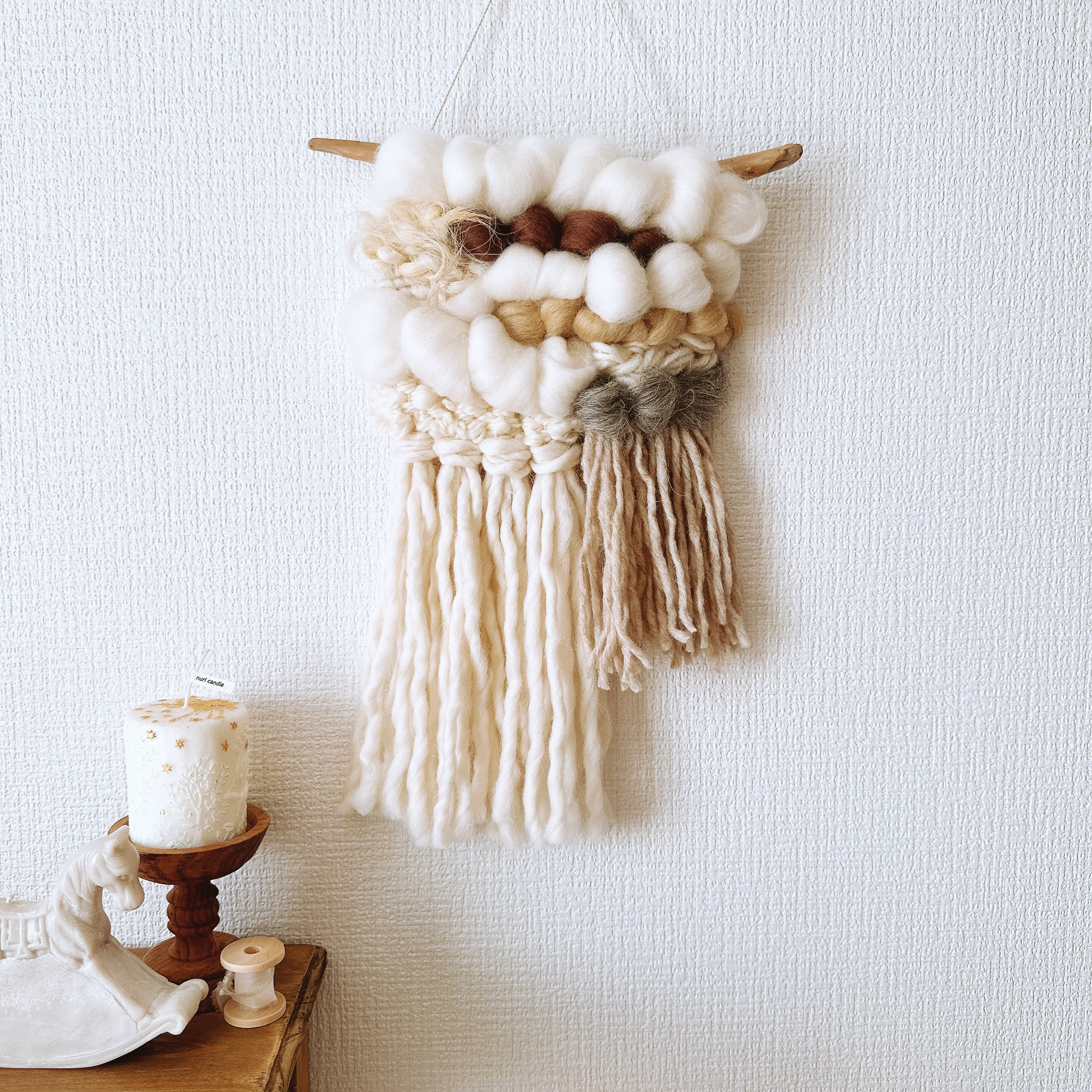 asymmetry tassel tapestry 4,590円