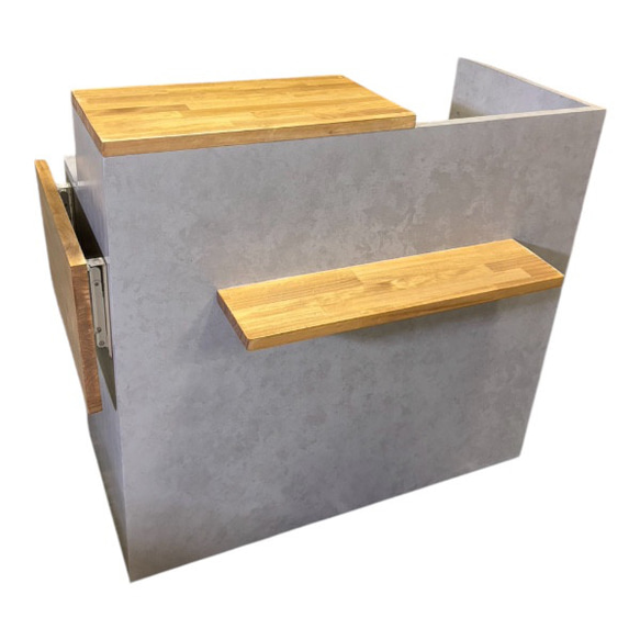 石っぽい　カウンター　レジカウンター　レジ台 2枚目の画像