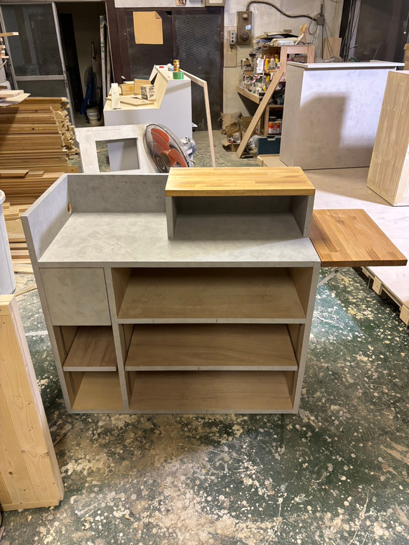 石っぽい　カウンター　レジカウンター　レジ台 6枚目の画像