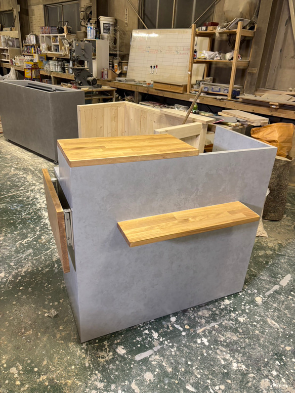 石っぽい　カウンター　レジカウンター　レジ台 7枚目の画像