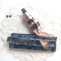 ペンケース小　メガネケース　クリアポーチ　クラシックガーデン　リバティ　ラミネート　♡最も有名で愛されている定番柄の饗宴 9枚目の画像