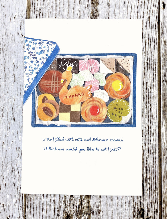 【クッキー缶】ポストカード3枚組 1枚目の画像