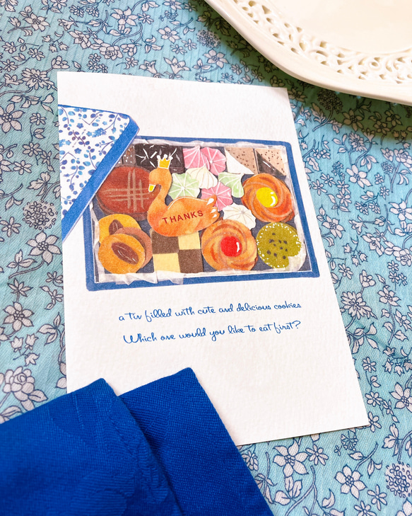 【クッキー缶】ポストカード3枚組 2枚目の画像