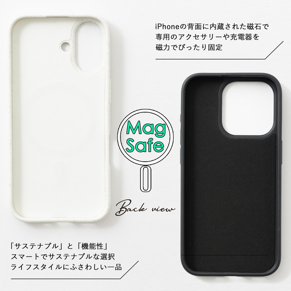 Jubilee ウイリアムモリス柄 MagSafe対応 エコスマホケース カバー jbcasePbatMAG-MO03 4枚目の画像