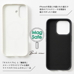 Jubilee ウイリアムモリス柄 MagSafe対応 エコスマホケース カバー jbcasePbatMAG-MO06 4枚目の画像