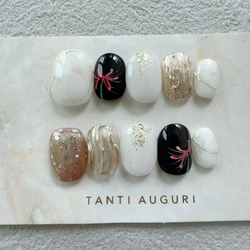 彼岸花 ネイルチップ ショート フラワー ヒガンバナ ひがんばな 短め 小さめ 夏 秋 20代 30代 40代 50代 1枚目の画像