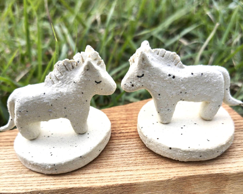 陶芸　干支動物(不揃い12体) 陶芸 干支動物(不揃い12体) 陶芸 干支動物(不揃い12体) （焦子陶器 - 干支