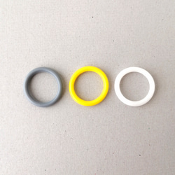 【シリコンリング】【金具付きにできます】　アンブレラマーカー　ペットボトルマーカー　マーカー　シリコンリング　傘目印　 1枚目の画像