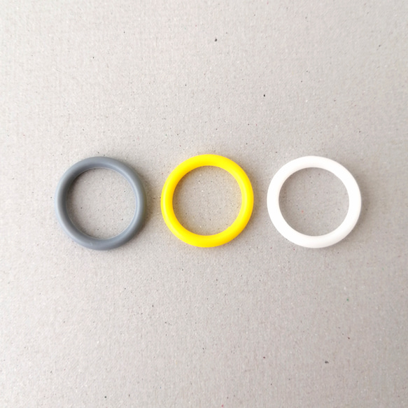 【シリコンリング】【金具付きにできます】　アンブレラマーカー　ペットボトルマーカー　マーカー　シリコンリング　傘目印　 1枚目の画像