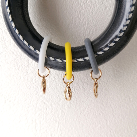 【シリコンリング】【金具付きにできます】　アンブレラマーカー　ペットボトルマーカー　マーカー　シリコンリング　傘目印　 9枚目の画像