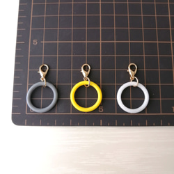 【シリコンリング】【金具付きにできます】　アンブレラマーカー　ペットボトルマーカー　マーカー　シリコンリング　傘目印　 16枚目の画像