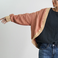 【数量限定】ポータブルカーディガン/三河木綿ヘリンボーン/選べる3カラー 17枚目の画像