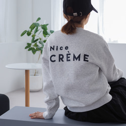 【選べる4色】ロゴスウェット Creme 6枚目の画像