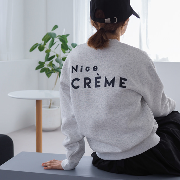 【選べる4色】ロゴスウェット Creme 6枚目の画像
