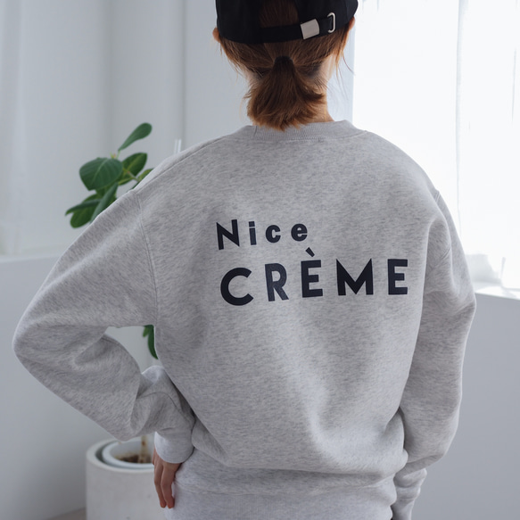 【選べる4色】ロゴスウェット Creme 11枚目の画像