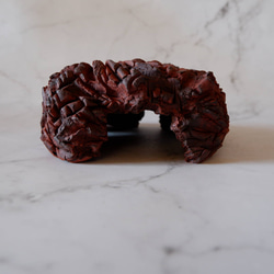 4.5号赤土裂紋四角爬虫類シェルター272　ウェット　陶器製　作家もの　沖縄 3枚目の画像