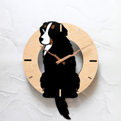 とびだしわんこクロック_ミニチュアシュナウザー_壁掛け時計 掛け時計