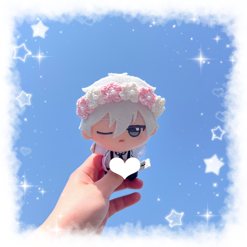 ブライスsize布花ヘッドドレスセット◾️ハンドメイド アウトフィット ぬいぐるみ ブライスsize布花ヘッドドレスセット◾️ハンドメイド アウトフィット