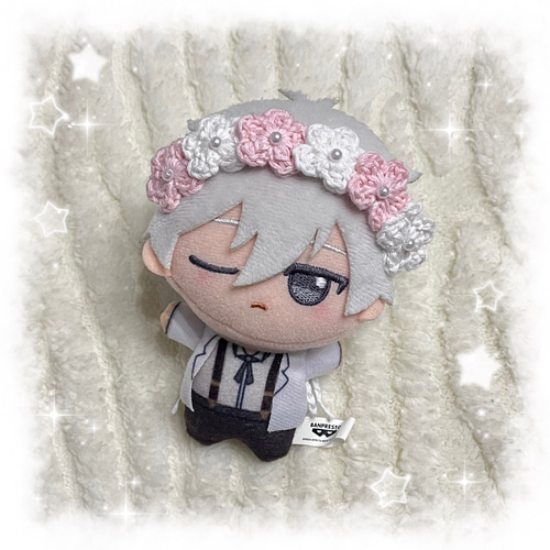 ブライスsize布花ヘッドドレスセット◾️ハンドメイド アウトフィット ぬいぐるみ ブライスsize布花ヘッドドレスセット◾️ハンドメイド アウトフィット