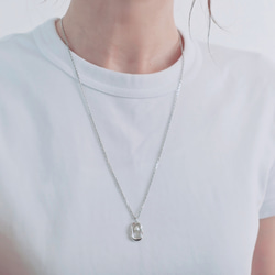 【秋冬新作】カジュアル　フォーマル　パールロングネックレス　シルバー925 9枚目の画像