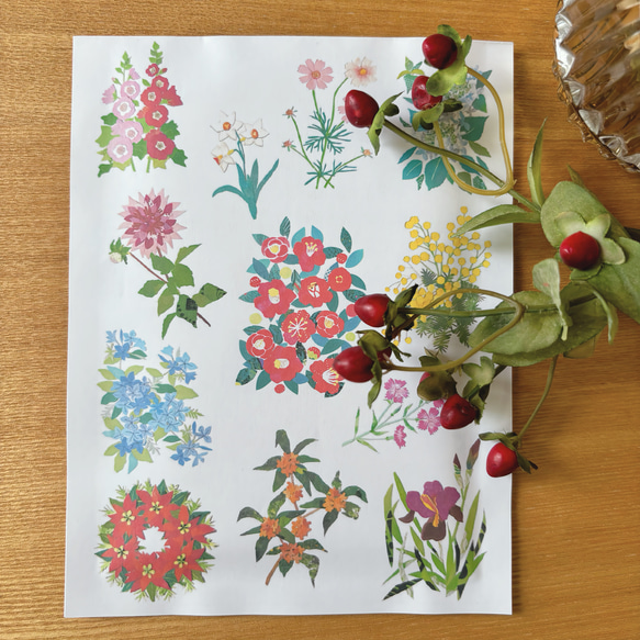 2026年 季節のイベントカレンダー（20部セット・名入れサービスあり）＊受付11/15まで 20枚目の画像