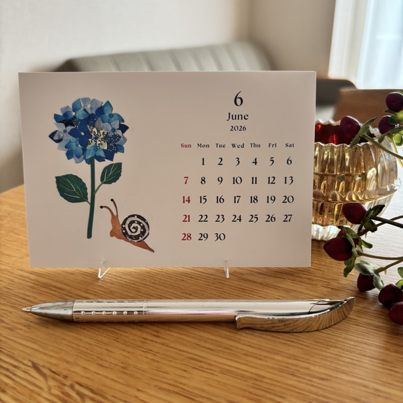 2026年 季節のイベントカレンダー（20部セット・名入れサービスあり）＊受付11/15まで 13枚目の画像