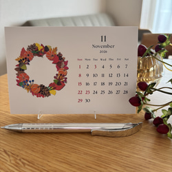 2026年 季節のイベントカレンダー（20部セット・名入れサービスあり）＊受付11/15まで 18枚目の画像