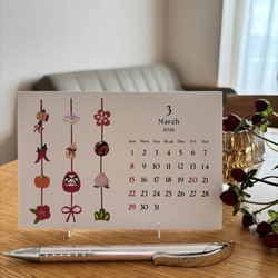 2026年 季節のイベントカレンダー（20部セット・名入れサービスあり）＊受付11/15まで 10枚目の画像