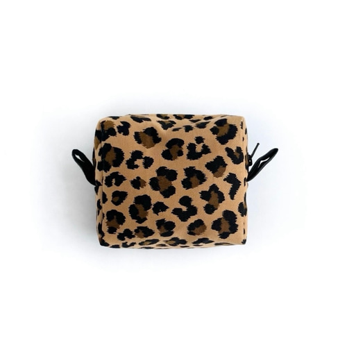 ミニミニ・フラットポーチ【お得な2点セット】レオパード/ミニ/大容量